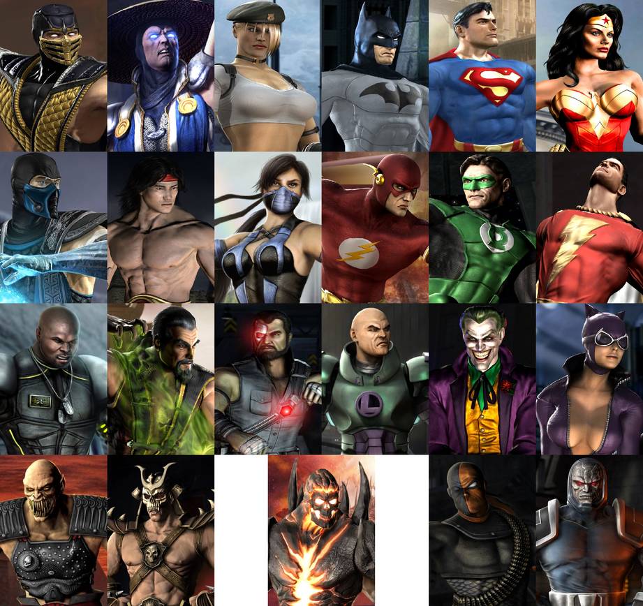 Mortal Kombat Vs Dc Universe Characters